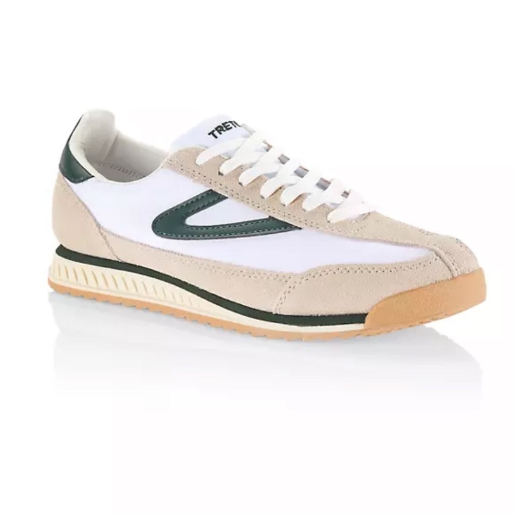 Tretorn || Rawlins 2.0 Sneakers Hunter Green Beige‎ Suede 7